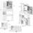 American Style 29.2" Dressing Table With Left Drawer, Right Sliding Mirror, High - Capacity Storage, And Cushioned Stool, Ideal For Little In Small Areas 50.4" Vanity Multi Layer White Rooms