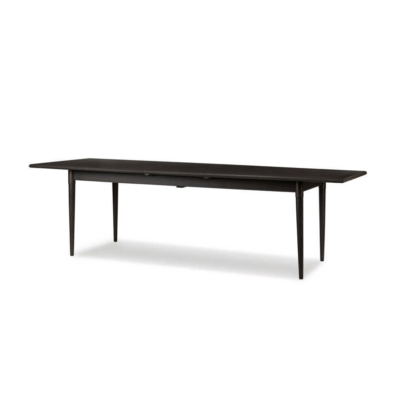 Harper Solid Wood Dining Table, Black