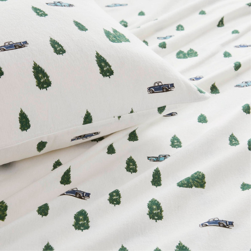 Ensemble de draps 4 pièces, Couvre-lit pour très grand lit et 3 pièces suppl