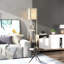 160cm Melamine Faced Column Floor Lamp-53817783