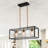 Modern 3-lights Rectangular Pendant Light Dimmable