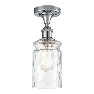 Plafonnier semi-encastré 1 lumière 4,75 po Binkley