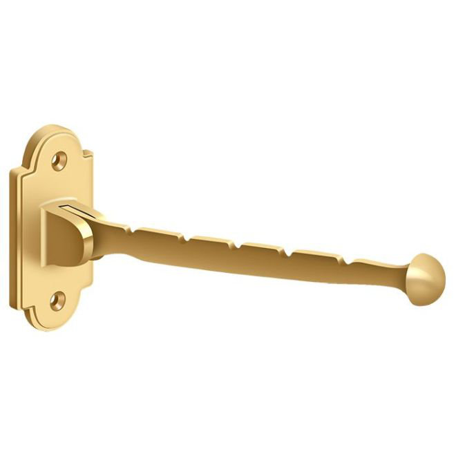 Valet Hook; 7" Projection; Lifetime Brass Finish, Lifetime Brass