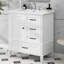 Meuble-lavabo simple 30 po avec lavabo en céramique-701552484