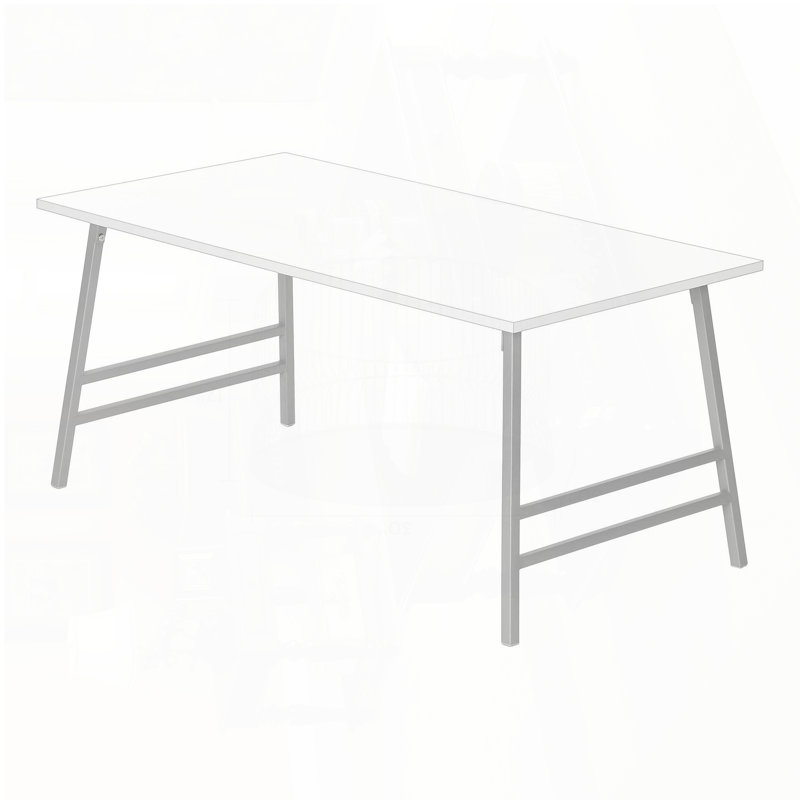 Table basse, accent, cocktail, rectangulaire, salon, métal, stratifié, brun, noir, Blanc, Gris