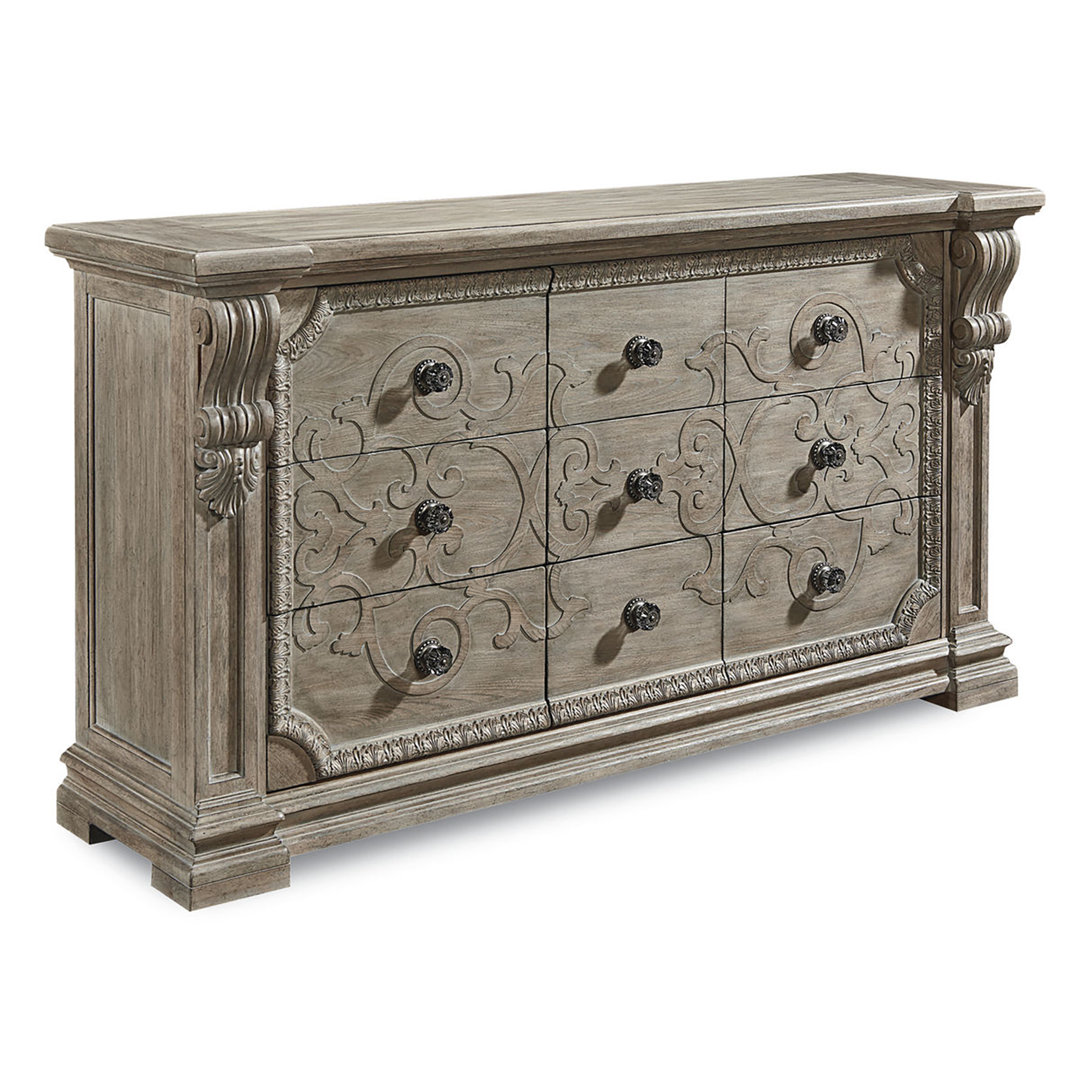 Arch Salvage Wren 9 Drawer Dresser A.R.T. 