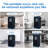 Black Portable Size Steam Tent - Personal Home Spa Luxury. Equipped With Generator, Remote Control, Foldable Chair. Easy Setup, Heating. & Ul . Thermal Insulator, Waterproof Fabric. 360 Nozzles. 9