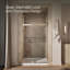 Levity 47.58" x 74" Bypass Shower Door with CleanCoat® Technology-683552978-741984735