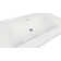 MEBO 36'' White Reinforced Acrylic Rectangular Bathroom Sink with Overflow