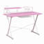 Bureau d'ordinateur TS-200 en fibre de carbone avec support, rose-134029903