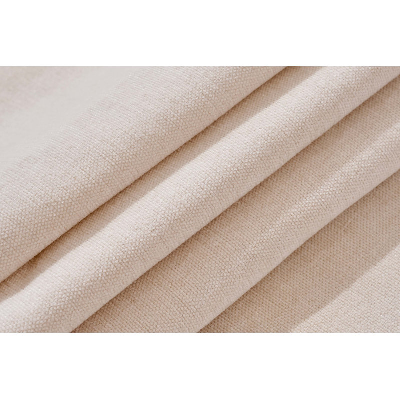 Chaise rembourrée avec base cylindrique haute, Beige