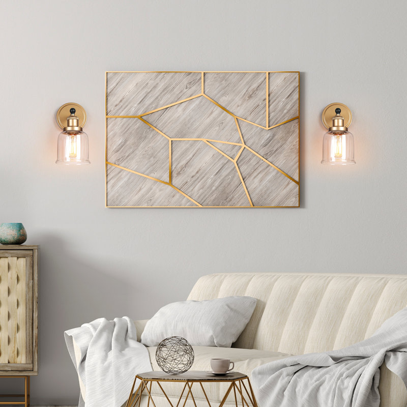 Applique murale en laiton 1 lumière Modern