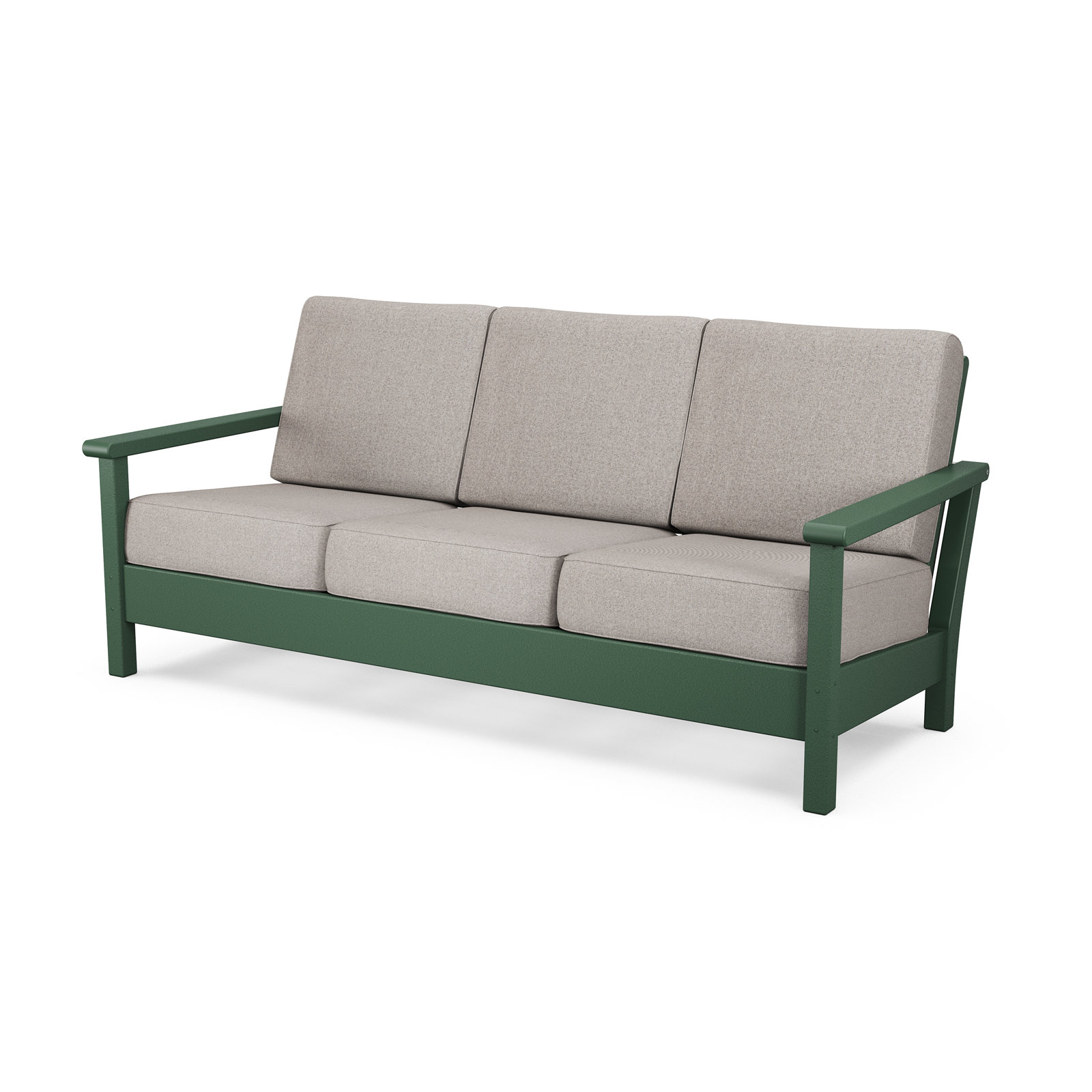 Harbour Deep Seating Sofa, Weathered Tweed, Green