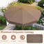 300 cm W X 300 cm D Market Parasol with Manual Lift-582962104