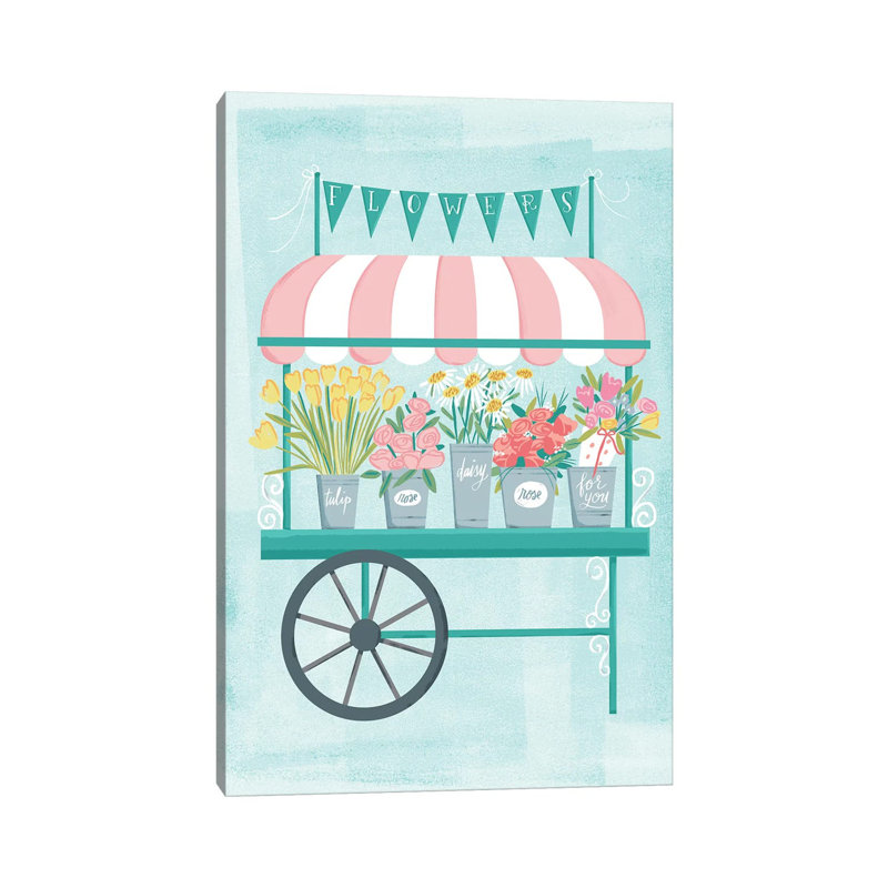 Flower Market III by Amanda Mcgee - Wrapped Canvas Print, 20.32 cm H x 30.48 cm W