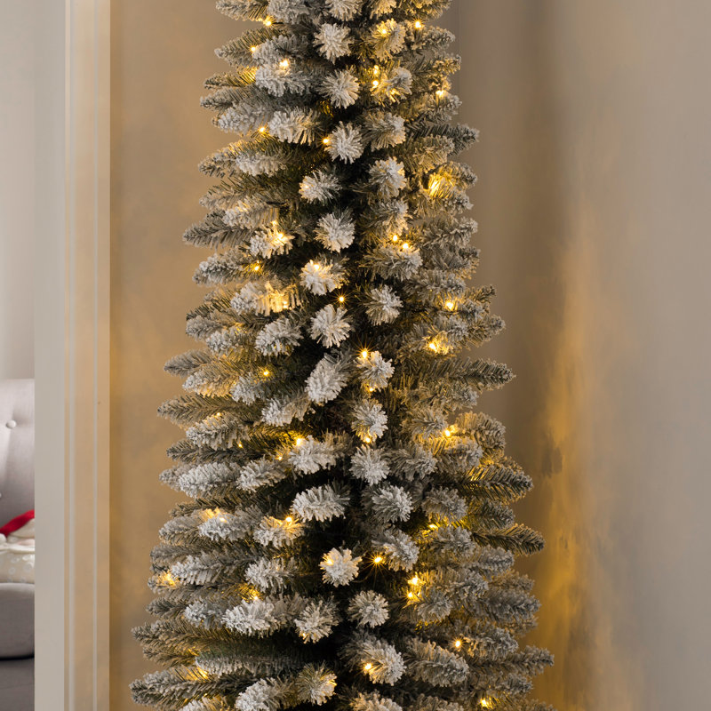 6.99' H Lighted Artificial Christmas Tree