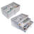 Stackable Clear Acrylic Velvet Jewellery Storage Box With 3 Drawers-1390751503