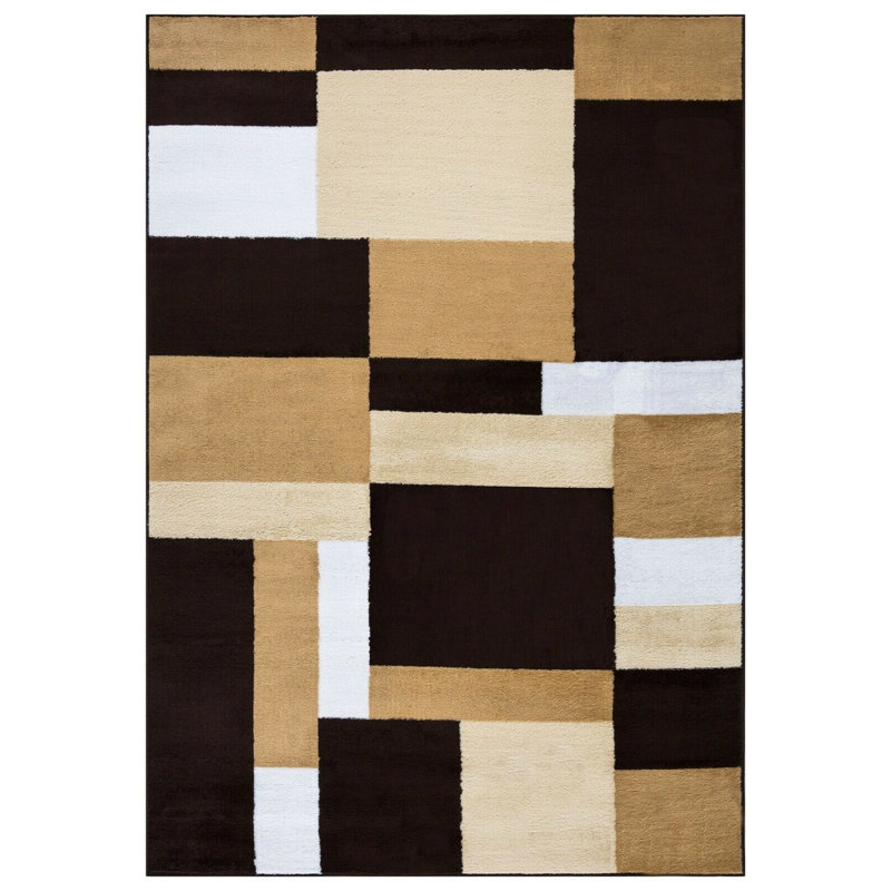 Donald-John Geometric Area Rug, Rectangle 200 x 290cm
