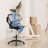 Ergonomic Desk Chair, Mesh Home Office chair, Swivel Desk, Computer Chair with Lumbar Support, Height Adjustable with Foot Ring-1047469245