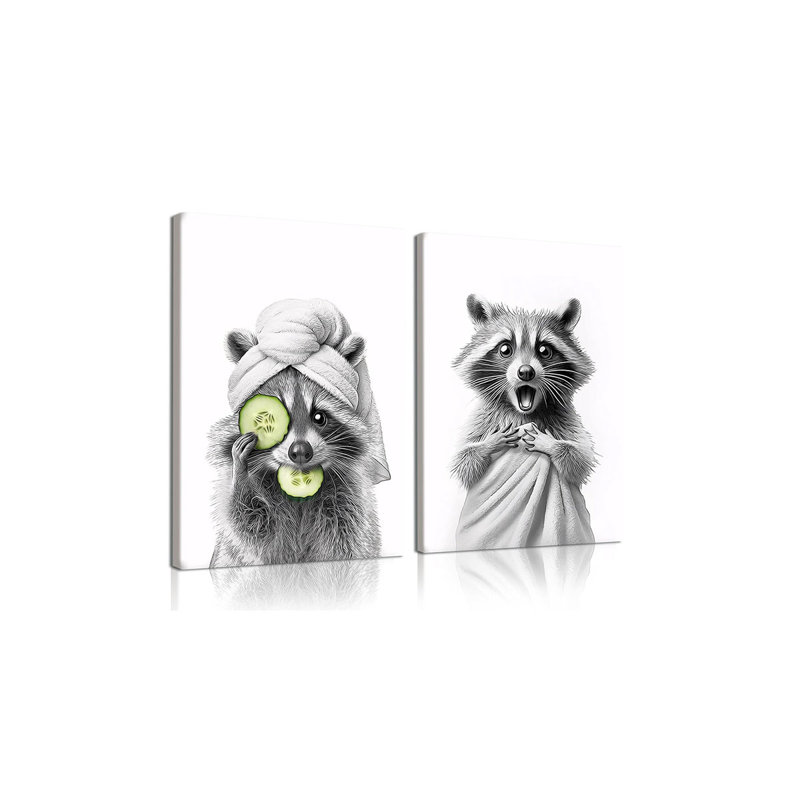 2 Piece Wrapped Canvas Print, 40 cm H x 30 cm W