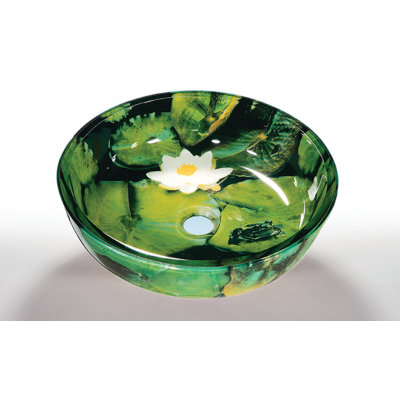 Legion Furniture 16.5'' Glass Circular Bathroom Sink