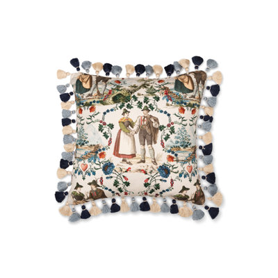 TYROL Linen Square Pillow Cover & Insert