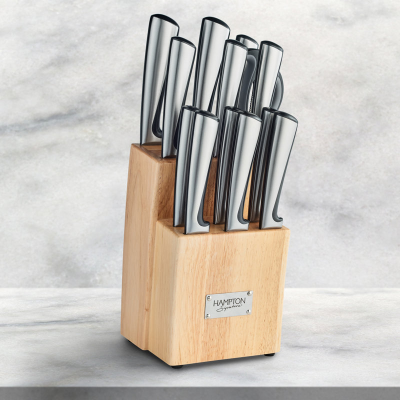 Orion Blue 14 Piece Cutlery Block Set
