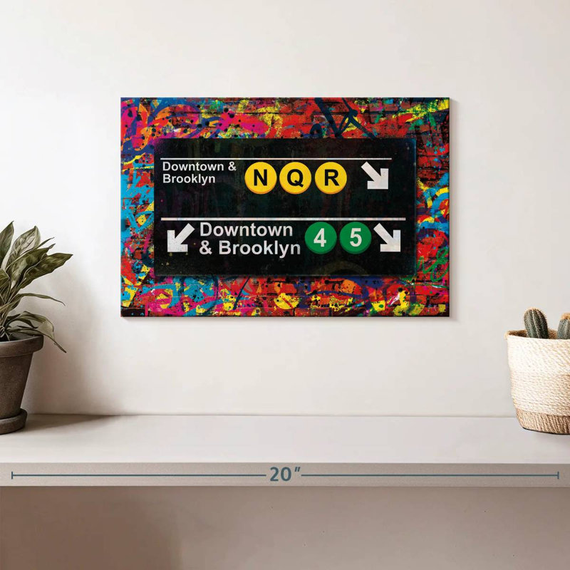 Sireci New York Subway Directions, 8" H x 12" W