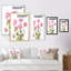 Décoration florale rose sur toile-1118748651-1118748648