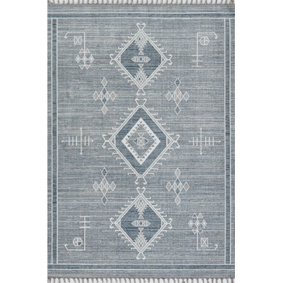 Tapis gris / bleu Clary
