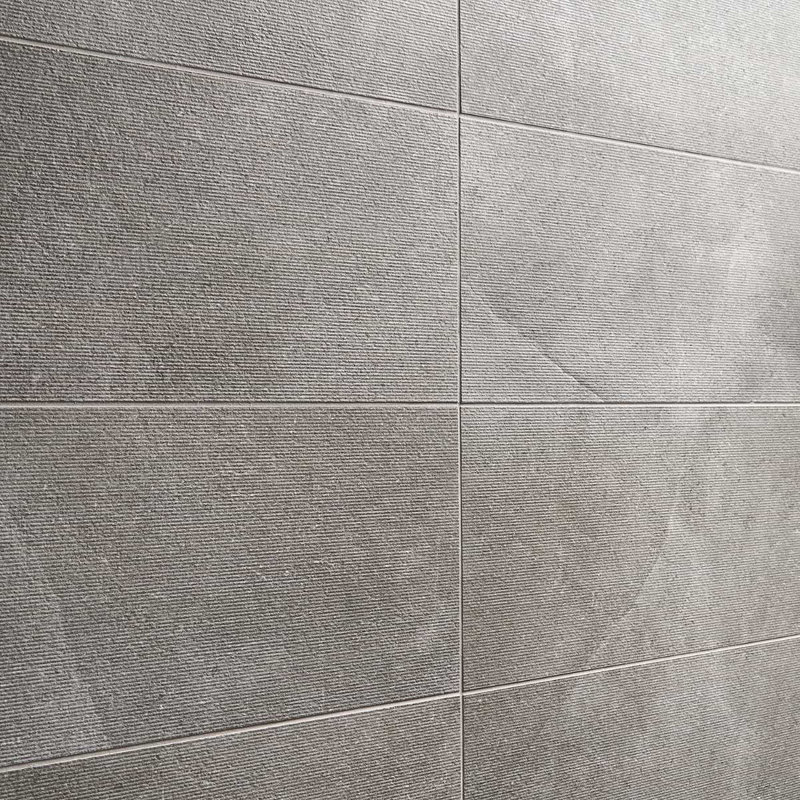 New Rock 12x24 Matte Porcelain Tile, Fossil Dark Gray