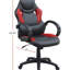 Chaise de bureau rembourrée 1pc-122069350