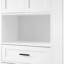 70.9" Tall Freestanding Cabinet For Bathroom, Living Room - Drawer, 4 Soft-Close Doors, 2 Adjustable Shelves, Open Storage, Modern Elegance High Or Laundry-1078494860