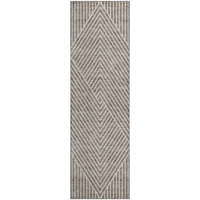 Premium Machine Washable Prisco Taupe Rug