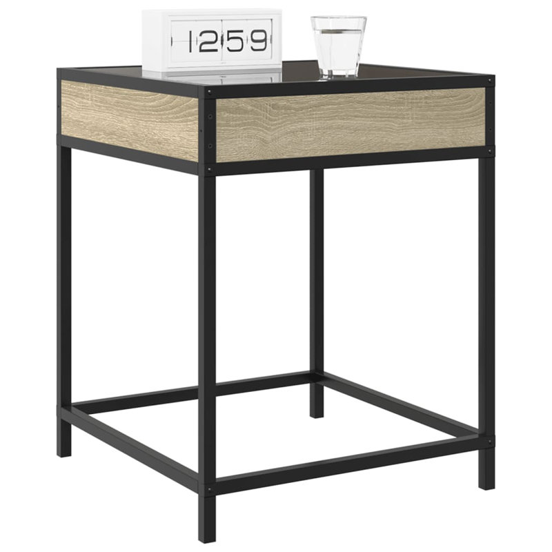 40cm W Bedside Table, Brown
