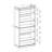 Palace Imports Premium 100% Solid European Oak 6-Shelf Modular Bookcase – 32" Wide, 71.5" Tall-2123102241