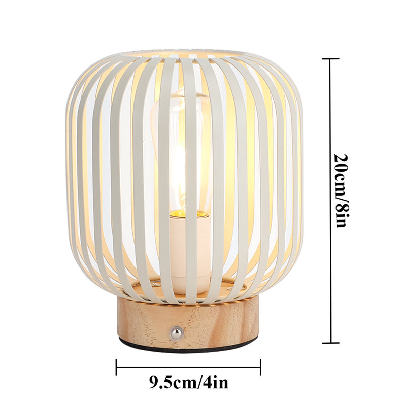 Latitude Run® Dimmable Touch Bedside Table Lamp