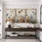 Vibrant Wildflower "Rustic Wildflowers Floral Artwork, Neutral Botanical Living Room Wall Pictures, 3 Pieces Canvas Giclee Print Wall Art" 16"x24"x3 pcs, 24"x36"x3 pcs-110789461-110789465