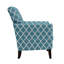 Fauteuil d'appoint avec pieds en bois massif