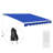 Outsunny Polyester Cover Retractable Patio Awning-97850773-97850775-97850777