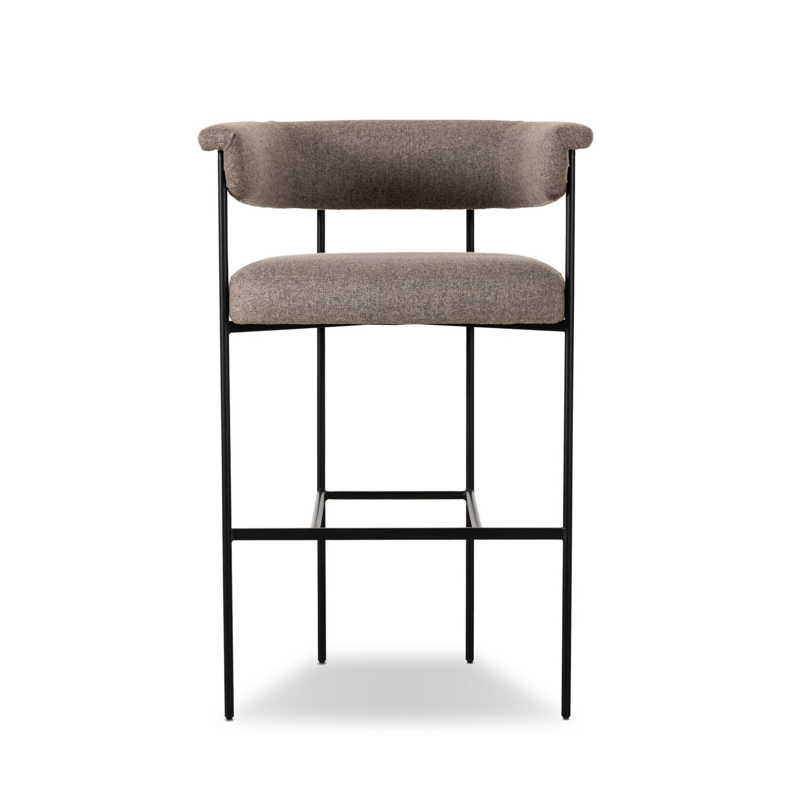 Lyssa Counter and Bar Stool, Bar Stool (30.5" Seat Height), Orly Natural Polyester, Solid