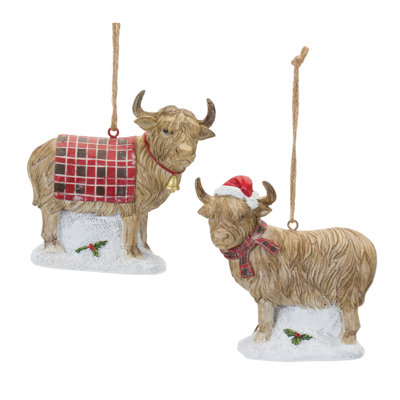 Hadlie 4.25'' Resin Animals Finial Ornament