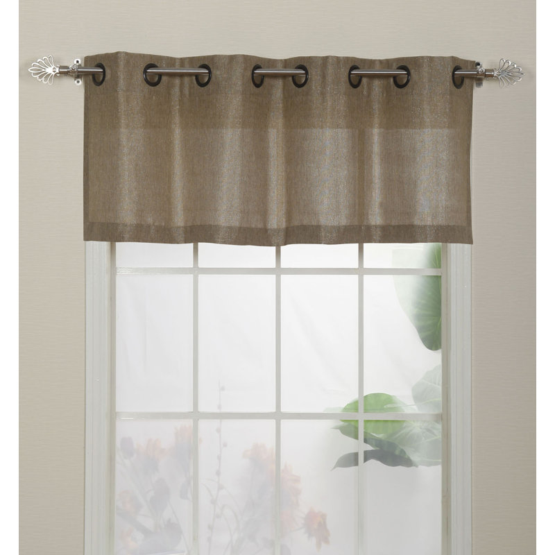 Ramage Tailored Window Valance, Gold