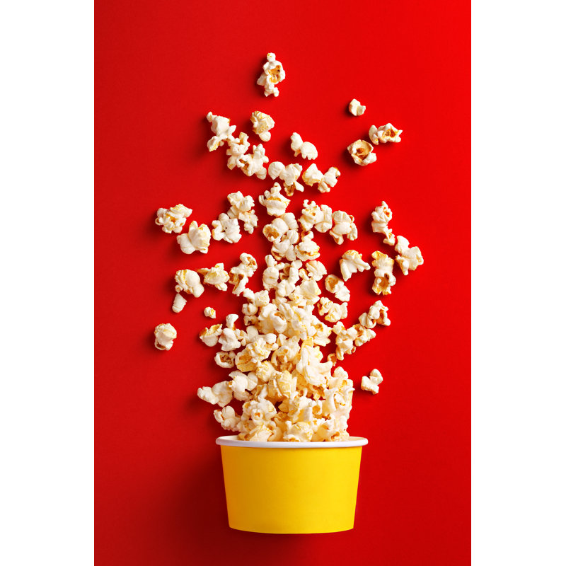 Popcorn Cup by Virtustudio - Wrapped Canvas Print, 46cm H x 30cm W