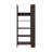 Bookcase, 5 Shelves, Dark Walnut