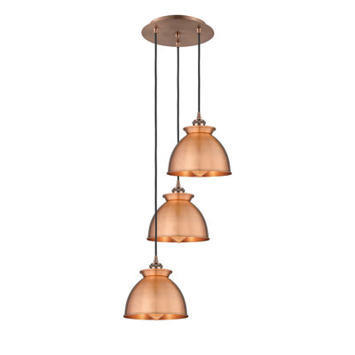Luminaire suspendu 3 lumières à 3 lumières