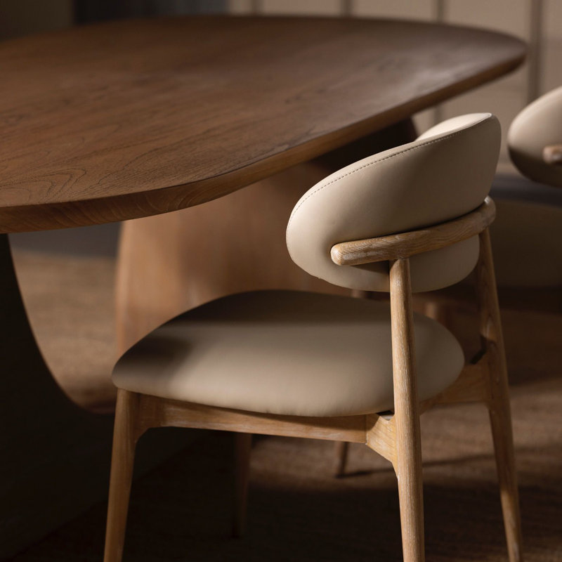 Liam 19.5'' H Upholstered Ash Side Chair, White Wash