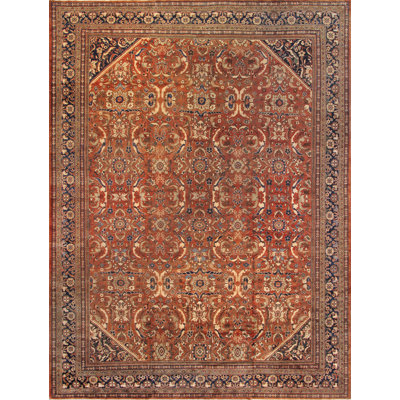 Mahal Handmade Wool Oriental Area Rug