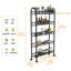 Alissi 105cm H x 55cm W Utility Cart with Wheels