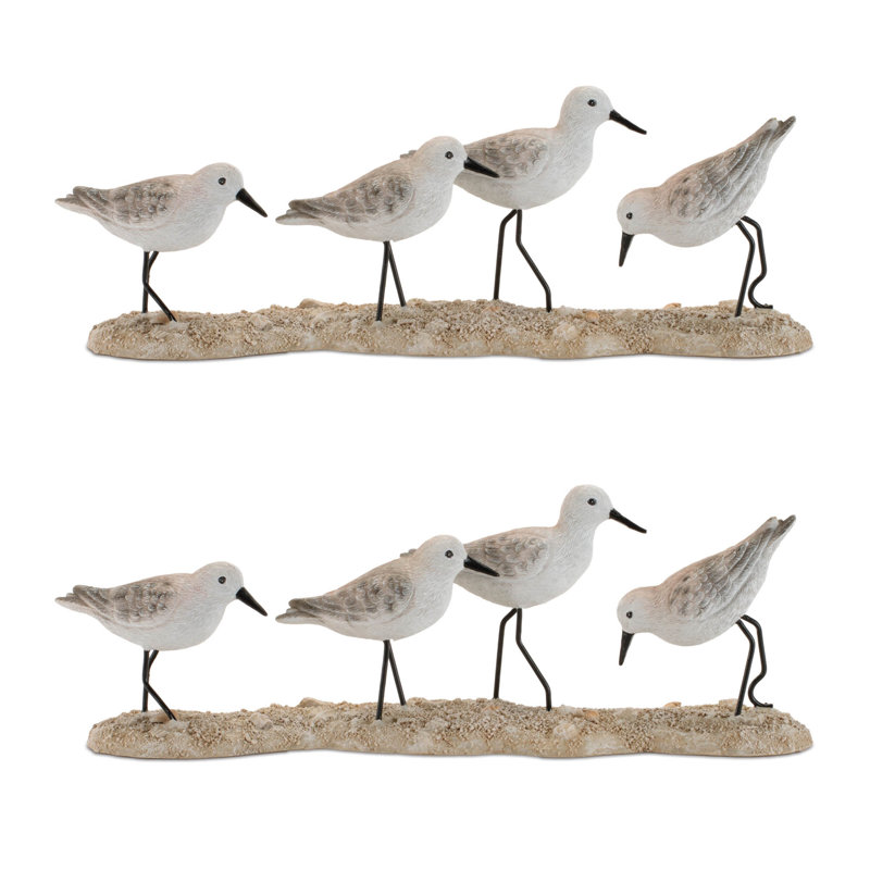 Figurine oiseaux de mer sur une branche